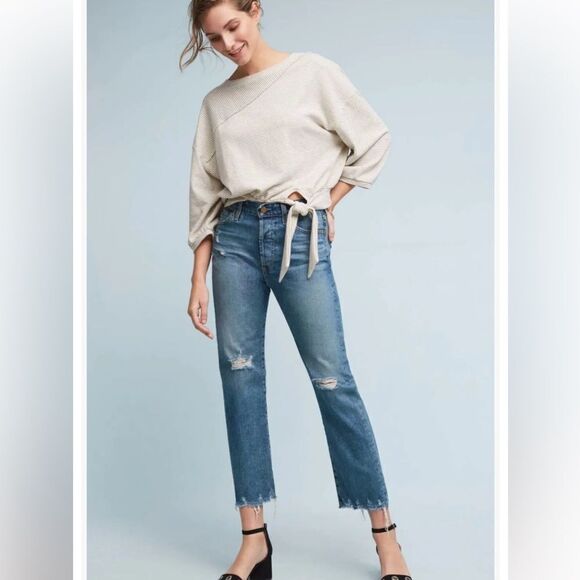 AG Adriano Goldschmied The Sloan Crop Jeans - Picture 1 of 6